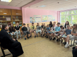 Священник провел беседу с учащимися МАОУ многопрофильного лицея г. Липецка