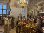 Глава Липецкой митрополии в Богоявленском кафедральном соборе в Елохове г. Москвы, совершил Божественную литургию и панихиду по случаю 36-й годовщины со дня интронизации приснопамятного Святейшего Патриарха Московского и всея Руси Алексия II