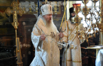Высокопреосвященнейший схимитрополит Никон (Васин) и Преосвященнейший Евфимий, епископ Усманский, викарий Липецкой епархии совершили Божественную литургию