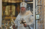 Высокопреосвященнейший схимитрополит Никон (Васин) и Преосвященнейший Евфимий, епископ Усманский, викарий Липецкой епархии совершили Божественную литургию