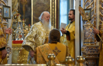 В Неделю 8-ю по Пятидесятнице, Высокопреосвященнейший схимитрополит Никон (Васин) и Преосвященнейший Евфимий, епископ Усманский, викарий Липецкой епархии совершили Божественную литургию